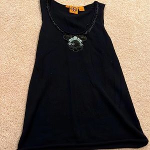 100% cashmere Tory Burch sleeveless sweater top size S